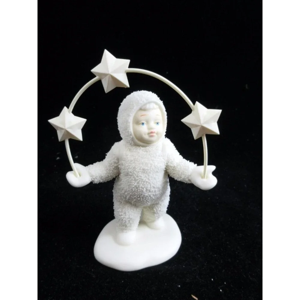 Dept‎ 56 Snowbabies Winter Tales Look What I Can Do #68195 Bisque Figurine